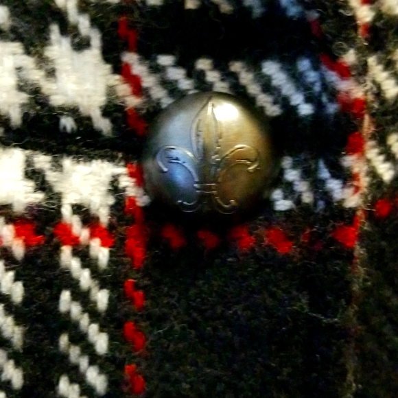 ❤️BB Dakota plaid peacoat!🖤 - Picture 3 of 5